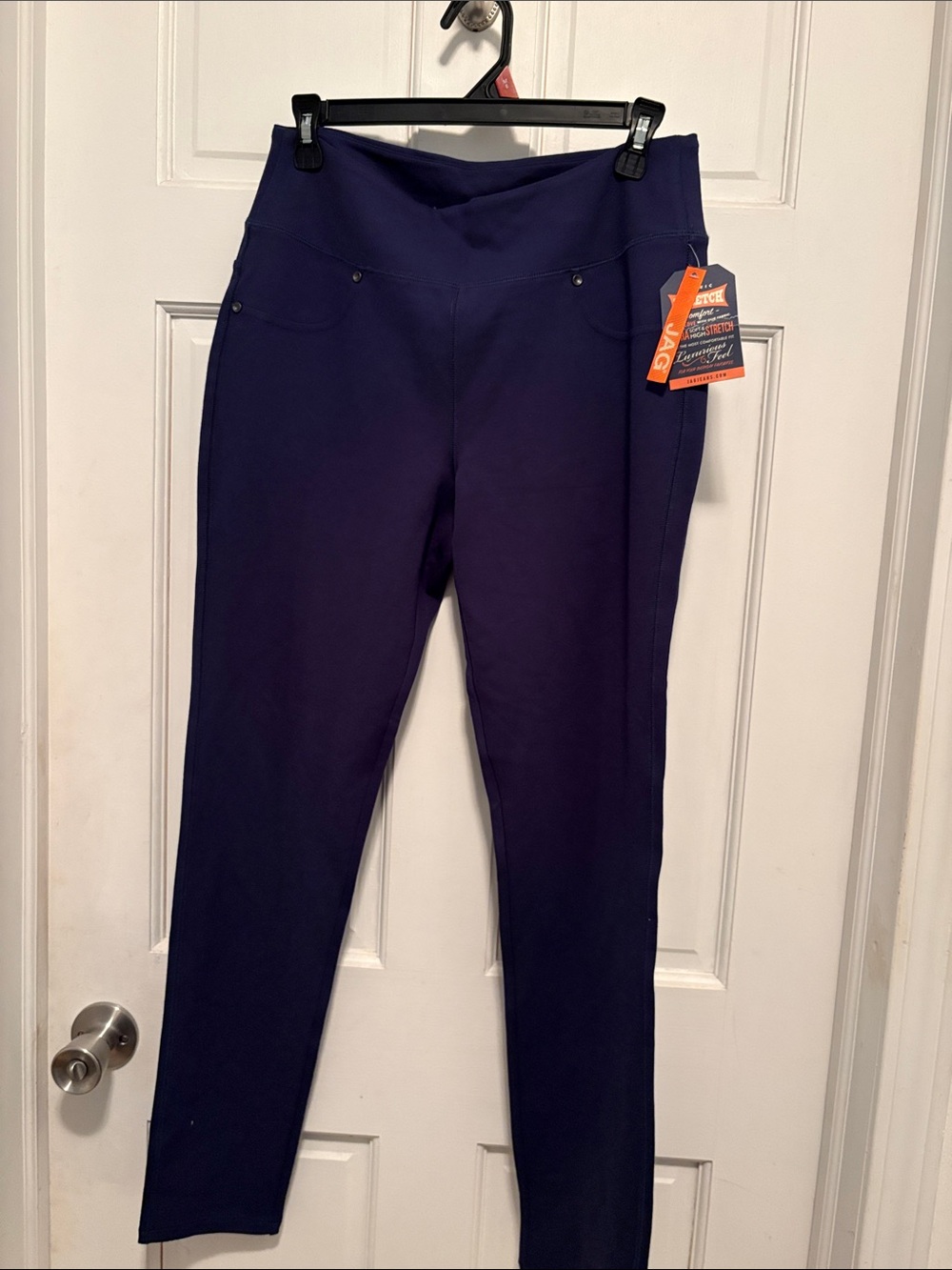 JAG Women’s High-Waist Stretch Leggings - Navy size 12/31 NWT